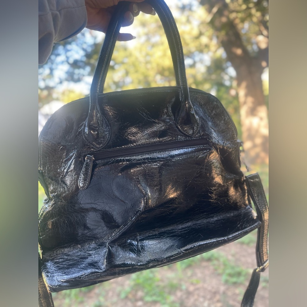 Black rose statement bag by big Buddha Romantic runway #ooak - Picture 3 of 7